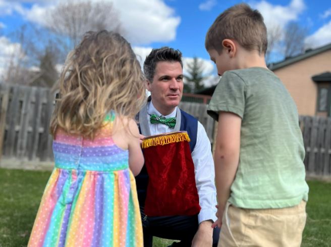 David Mission, a Twin Cities magician performing at a birthday party has FAQs for hiring him today